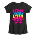 thumbnail image 1 of Disney - Love You Lots - Toddler & Youth Girls Short Sleeve Graphic T-Shirt, 1 of 5