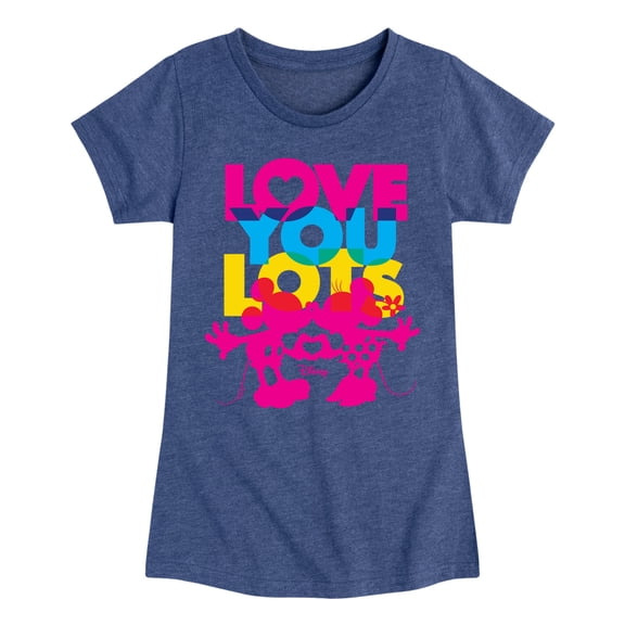 Disney - Love You Lots - Youth Girls Fitted Short Sleeve T-Shirt