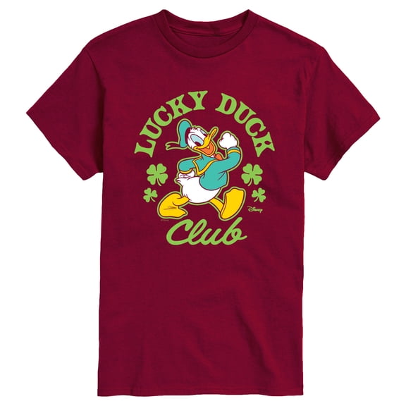 Disney - Lucky Duck Club - Men's Short Sleeve Graphic T-Shirt