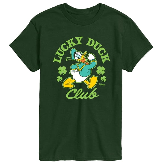 Disney - Lucky Duck Club - Men's Short Sleeve Graphic T-Shirt