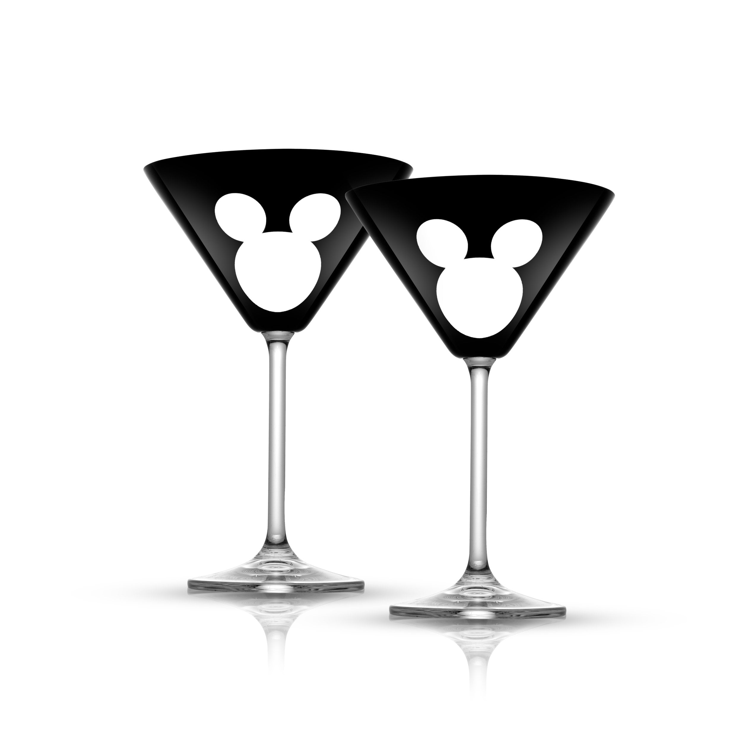 Joyjolt Disney Mickey & Minnie Icon Stemless Wine Glass - 10 Oz