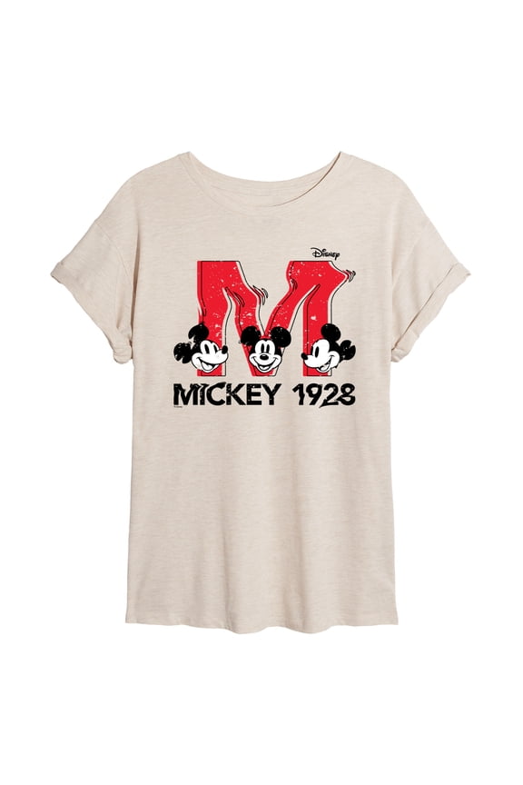 - M Mickey 1928 - Women's Oversized T-Shirt