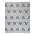 thumbnail image 1 of Disney MM Studio Mousebury Indoor/ Outdoor Polypropylene Gray Flat Weave Area Rug, 9x13, 1 of 7