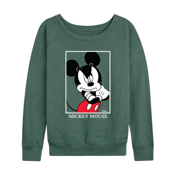 Disney - Mad Mickey - Women's French Terry Long Sleeve Pullover