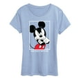thumbnail image 1 of Disney - Mad Mickey - Women's Short Sleeve Graphic T-Shirt, 1 of 3