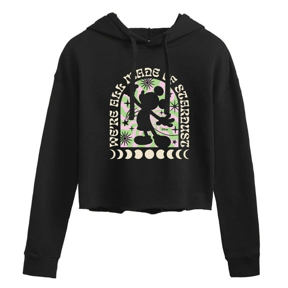Disney - Made Of Stardust - Juniors Cropped Pullover Hoodie