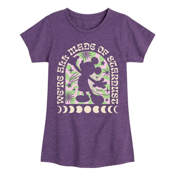 Disney - Made Of Stardust - Toddler & Youth Girls Short Sleeve Graphic T-Shirt