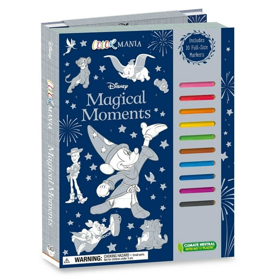 Disney: Magical Moments Colormania: With 10 Felt Tip Pens and Over 90 Coloring Pages, (Paperback)