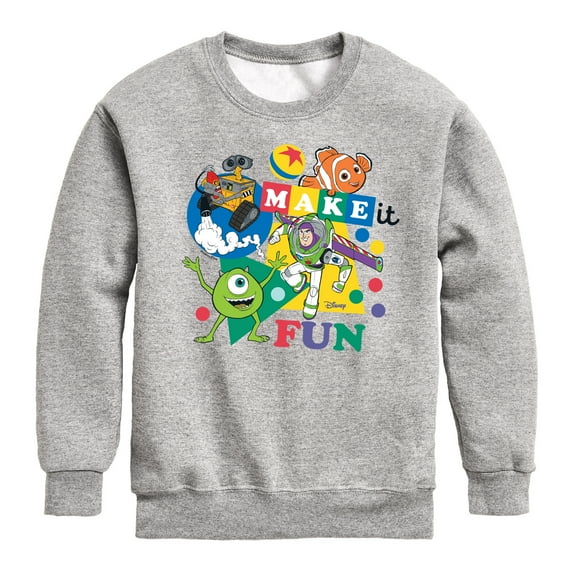 Disney - Make It Fun - Toddler & Youth Crewneck Fleece Sweatshirt