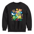 thumbnail image 1 of Disney - Make It Fun - Toddler & Youth Crewneck Fleece Sweatshirt, 1 of 5
