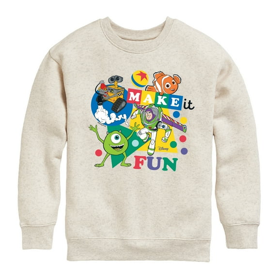 Disney - Make It Fun - Toddler & Youth Crewneck Fleece Sweatshirt