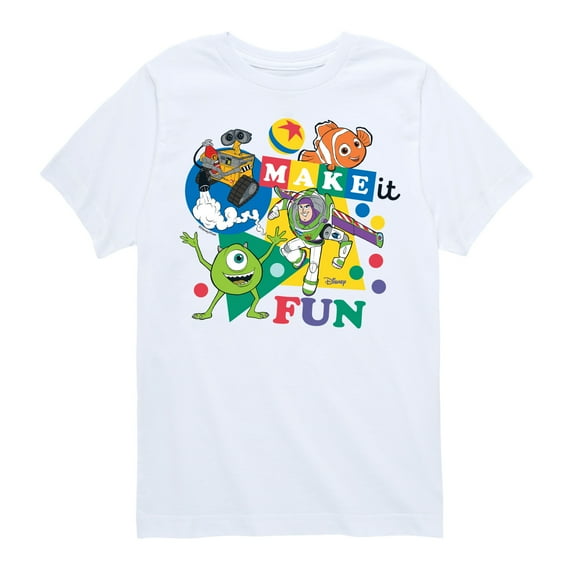 Disney - Make It Fun - Toddler & Youth Short Sleeve Graphic T-Shirt