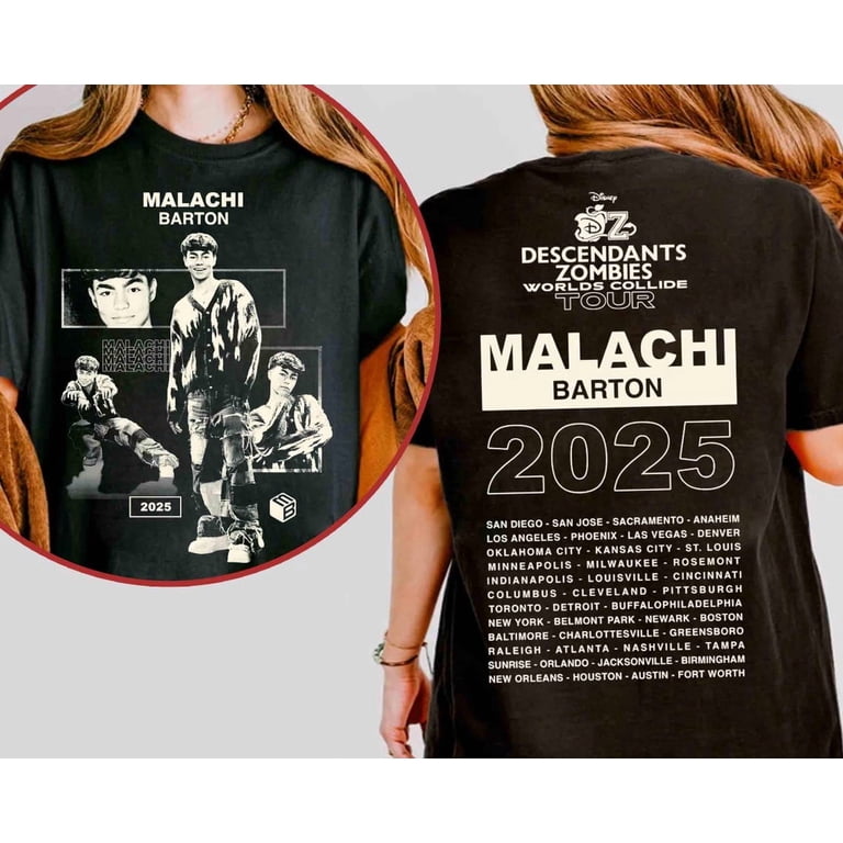 Disney Malachi Barton T-shirt, Descendants Zombies Worlds Collide