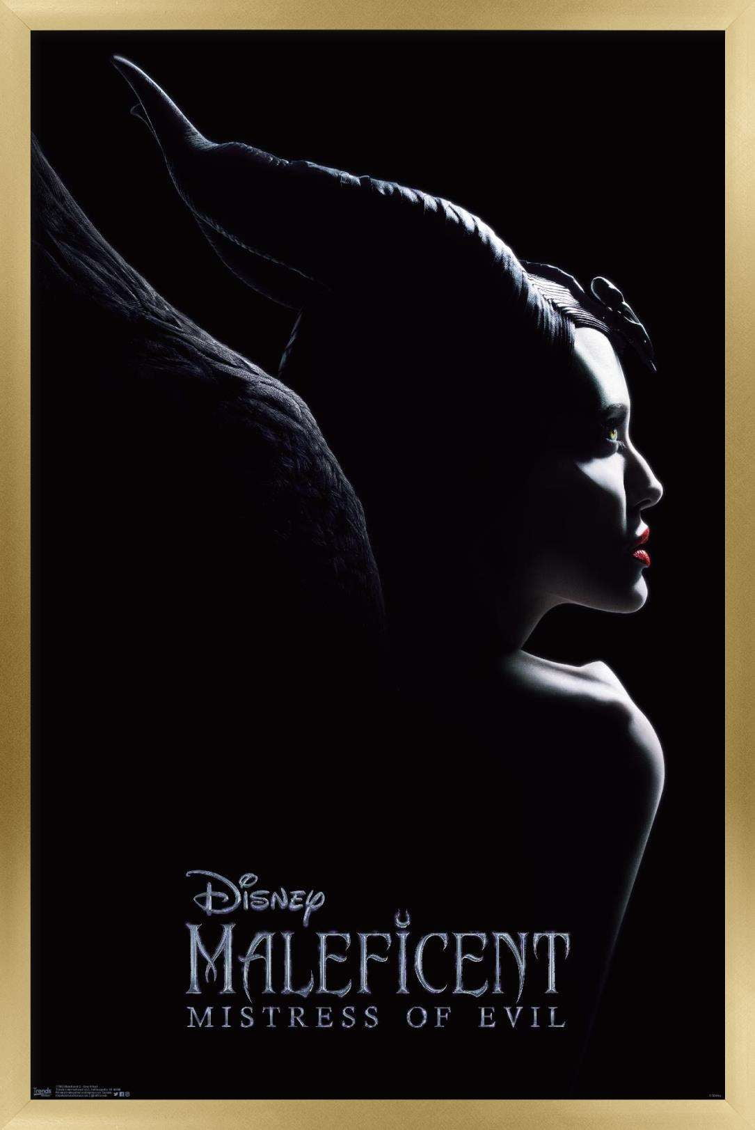 Disney Maleficent: Mistress of EVil - One Sheet Wall Poster, 22.375" x 34", Framed