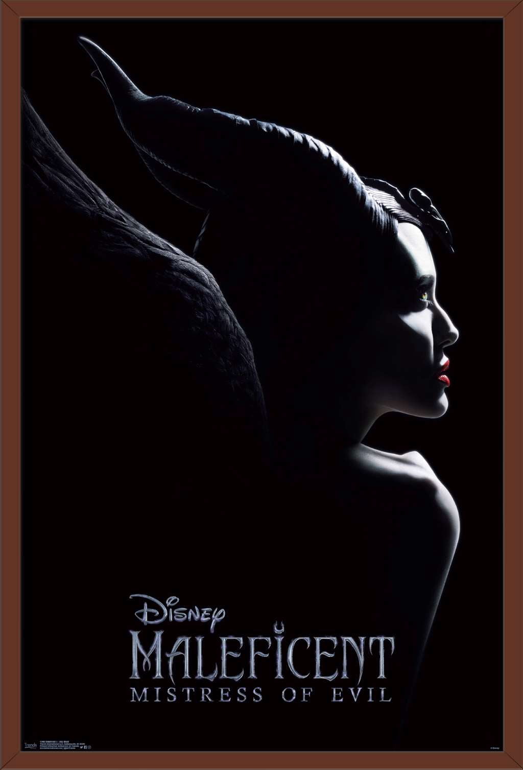 Disney Maleficent: Mistress of EVil - One Sheet Wall Poster, 22.375" x 34", Framed