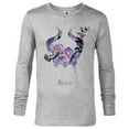thumbnail image 1 of Disney Maleficent: Mistress of Evil Floral Horns - Long Sleeve T-Shirt for Men - Customized-Athletic Heather, 1 of 5