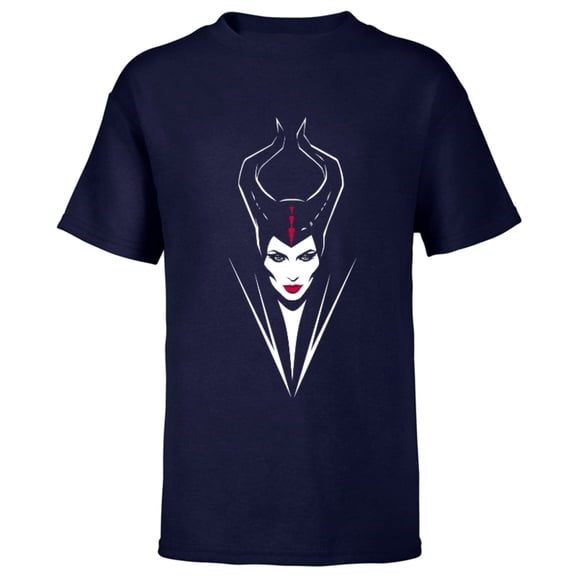 Disney Maleficent: Mistress of Evil - Short Sleeve T-Shirt for Kids - Customized-Athletic Navy