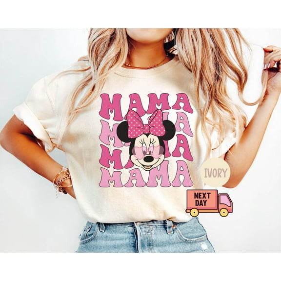Disney Mama Shirt, Minnie Disney Mom Shirt, Minnie Mama Tee, Disney Mommy Birthday Shirt,Disney Family Trip Tee,Couple Shirt