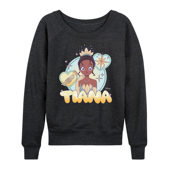 Disney - Manga Tiana - Women's French Terry Long Sleeve Pullover