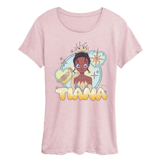 Disney - Manga Tiana - Women's Short Sleeve Graphic T-Shirt