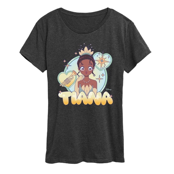 Disney - Manga Tiana - Women's Short Sleeve Graphic T-Shirt