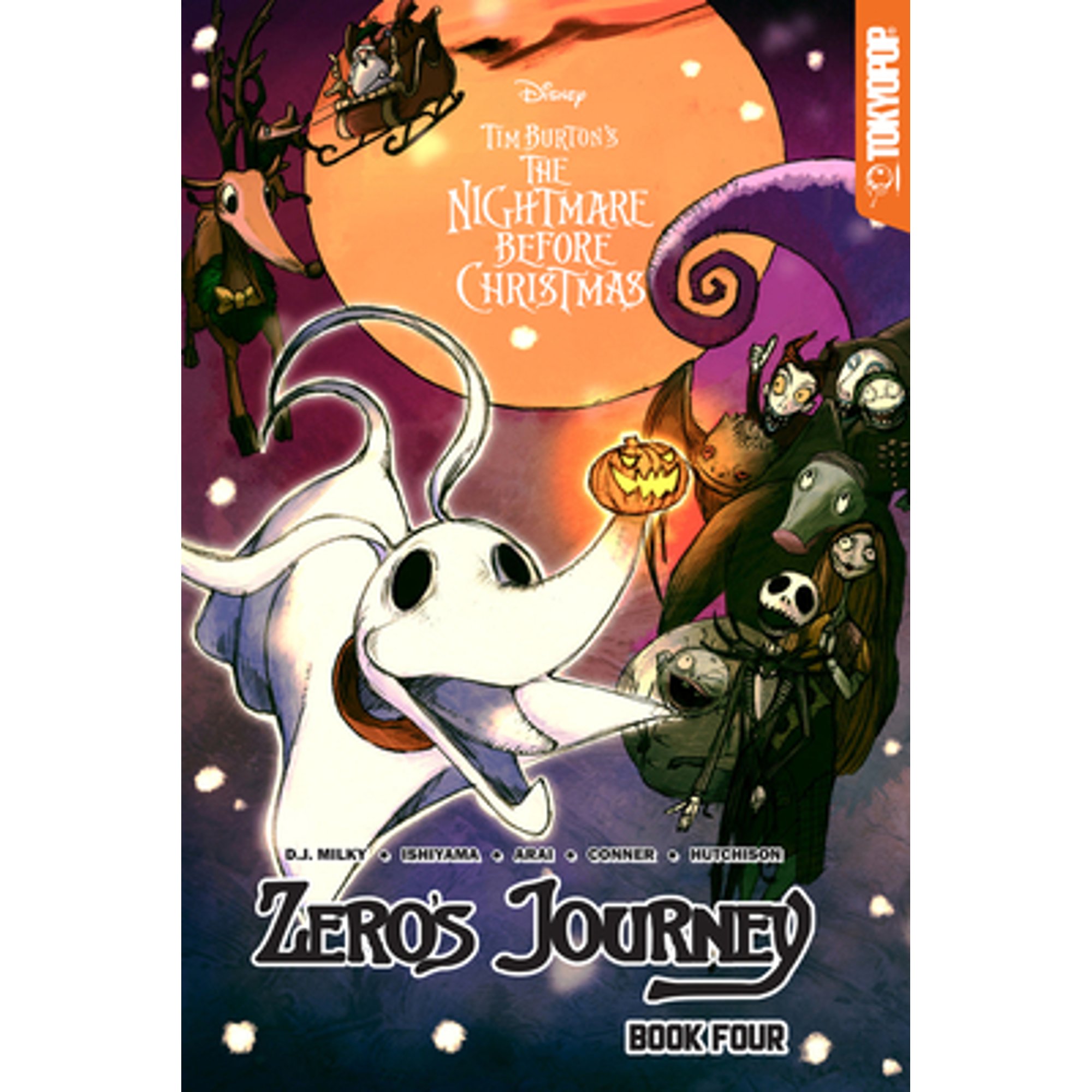 Pre-Owned Disney Manga: Tim Burton's the Nightmare Before Christmas - Zero's Journey, Book 4: Volume (Paperback 9781427859099) by D J Milky