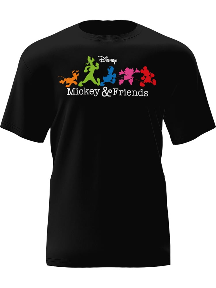 Disney Mickey & Friends Marching Adult Tee Shirt, XS-2XL (Unisex)