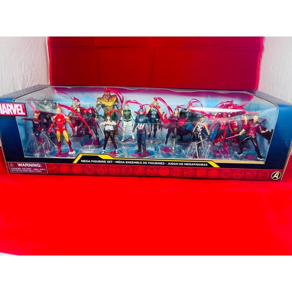 Disney Marvel Avengers Mega 16pc Christmas Ornaments Custom Box Holiday Set
