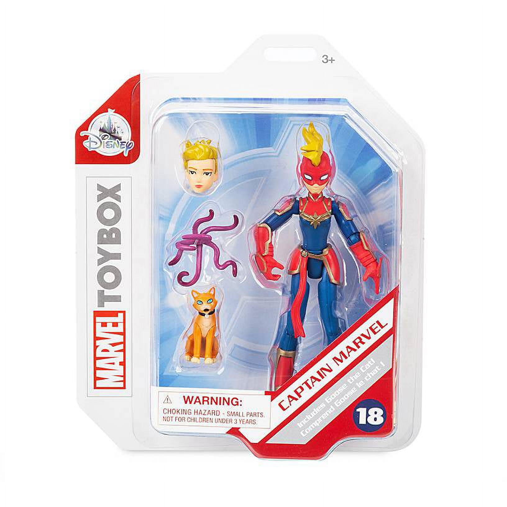 Disney Store Exclusive - Marvel Toy Box Captain Marvel, Wolverine