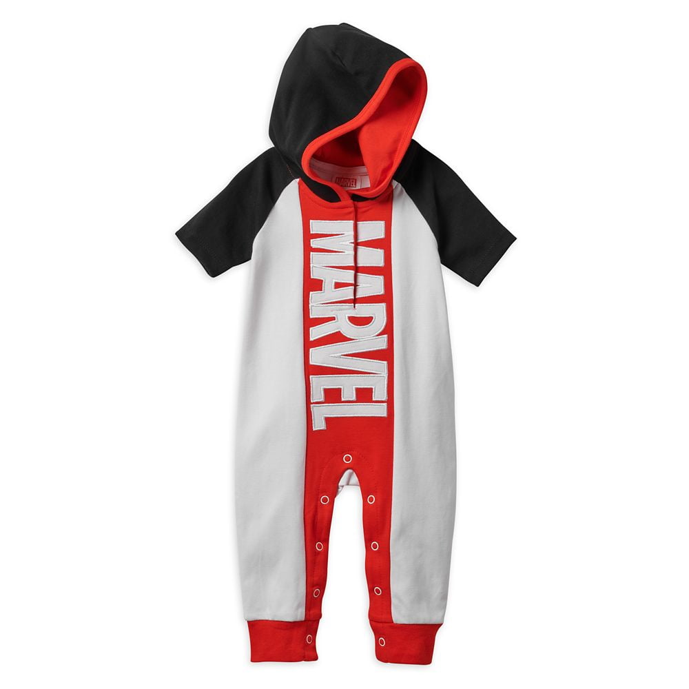 Disney Marvel Hooded Bodysuit for Baby Size 18-24 Months Superhero