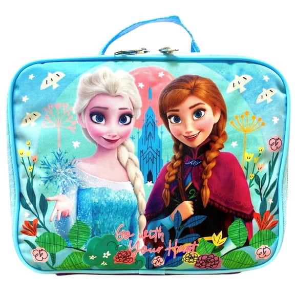 CTM Girl's Frozen Anna & Elsa Lunchbox