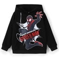 thumbnail image 1 of Disney Marvel Spider-Man Boys Cotton Hooded Sweatshirt Toddler Pullover Hoodie Kids Black Top Halloween Gift Sizes 2-9Y, 1 of 7