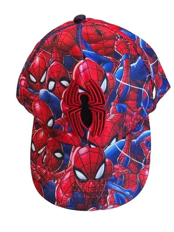 Disney Marvel Spiderman Hat for Boys, Spider-Man Baseball Cap for Toddlers, Boys