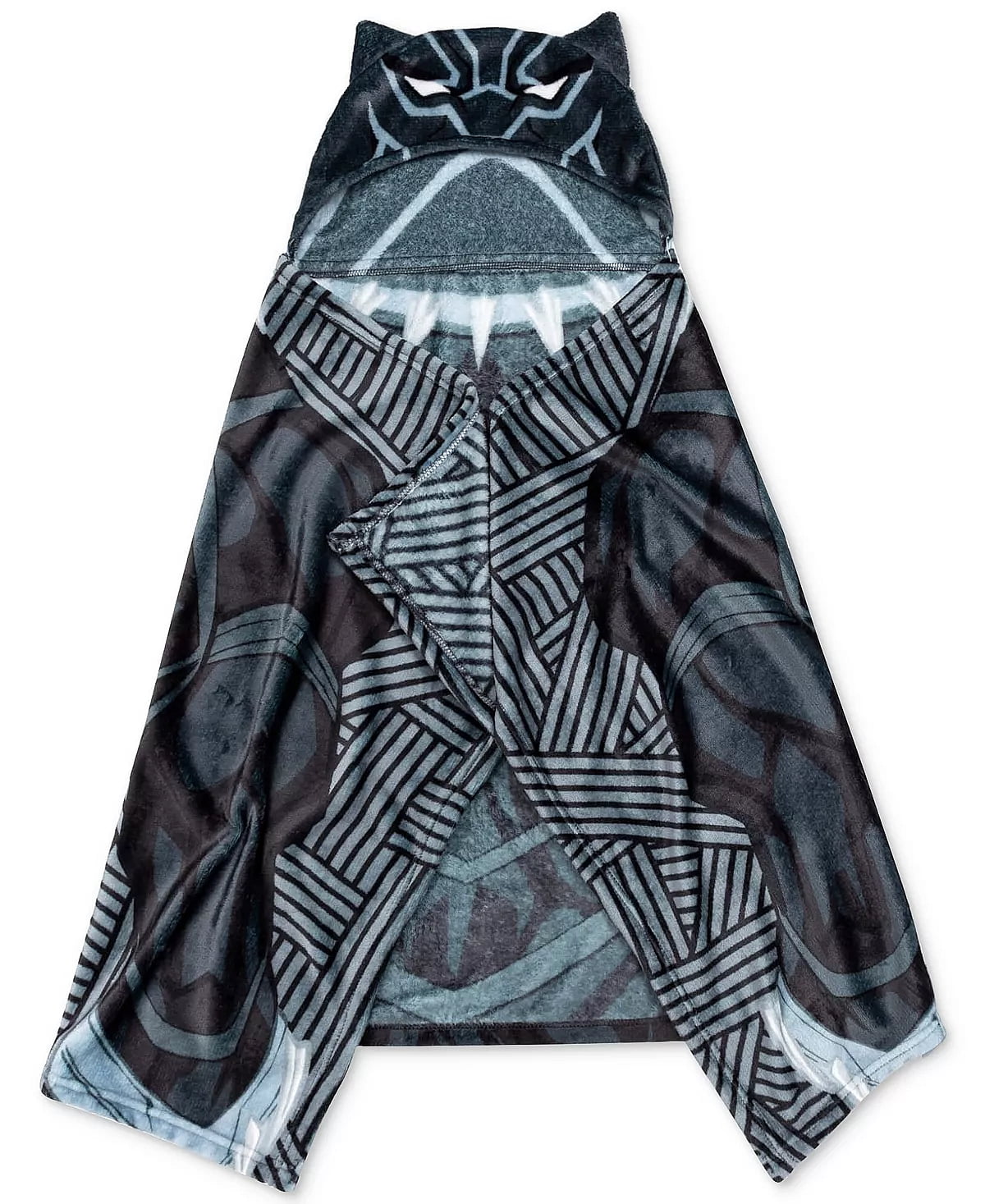 Marvel Black Panther Patchwork Woven Tapestry Throw Blanket – Decke Mit Panther-Masken-Design, Von Hot Topic