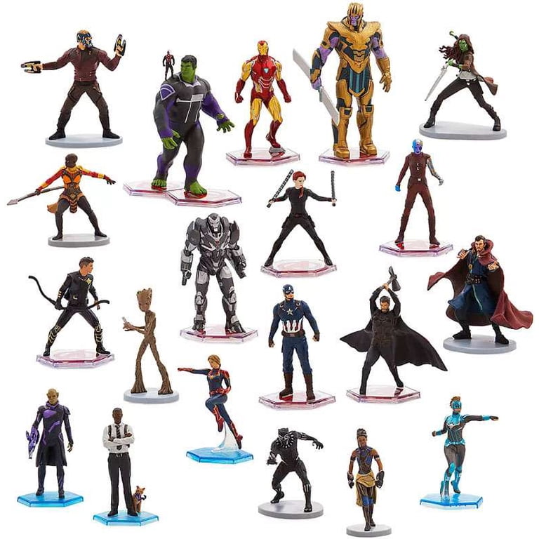 Disney Marvel's Avengers Mega Play Male Action Figure Sets Black