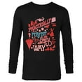 thumbnail image 1 of Disney Mary Poppins Practically Perfect In Every Way - Long Sleeve T-Shirt for Men – Customized-Black, 1 of 5