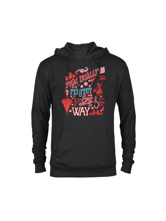 Mary Poppins Practically Perfect In Every Way - Pullover Hoodie for Adults – Customized-Black