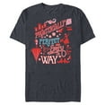 thumbnail image 1 of Disney Mary Poppins Practically Perfect In Every Way - Short Sleeve Blended T-Shirt for Adults – Customized-Navy Heather, 1 of 5