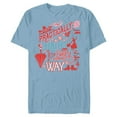 thumbnail image 1 of Disney Mary Poppins Practically Perfect In Every Way - Short Sleeve Blended T-Shirt for Adults – Customized-Ocean Blue, 1 of 5