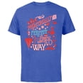 thumbnail image 1 of Disney Mary Poppins Practically Perfect In Every Way - Short Sleeve Cotton T-Shirt for Adults - Customized-Royal Heather, 1 of 5