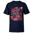 thumbnail image 1 of Disney Mary Poppins Practically Perfect In Every Way - Short Sleeve T-Shirt for Kids – Customized-Navy, 1 of 5