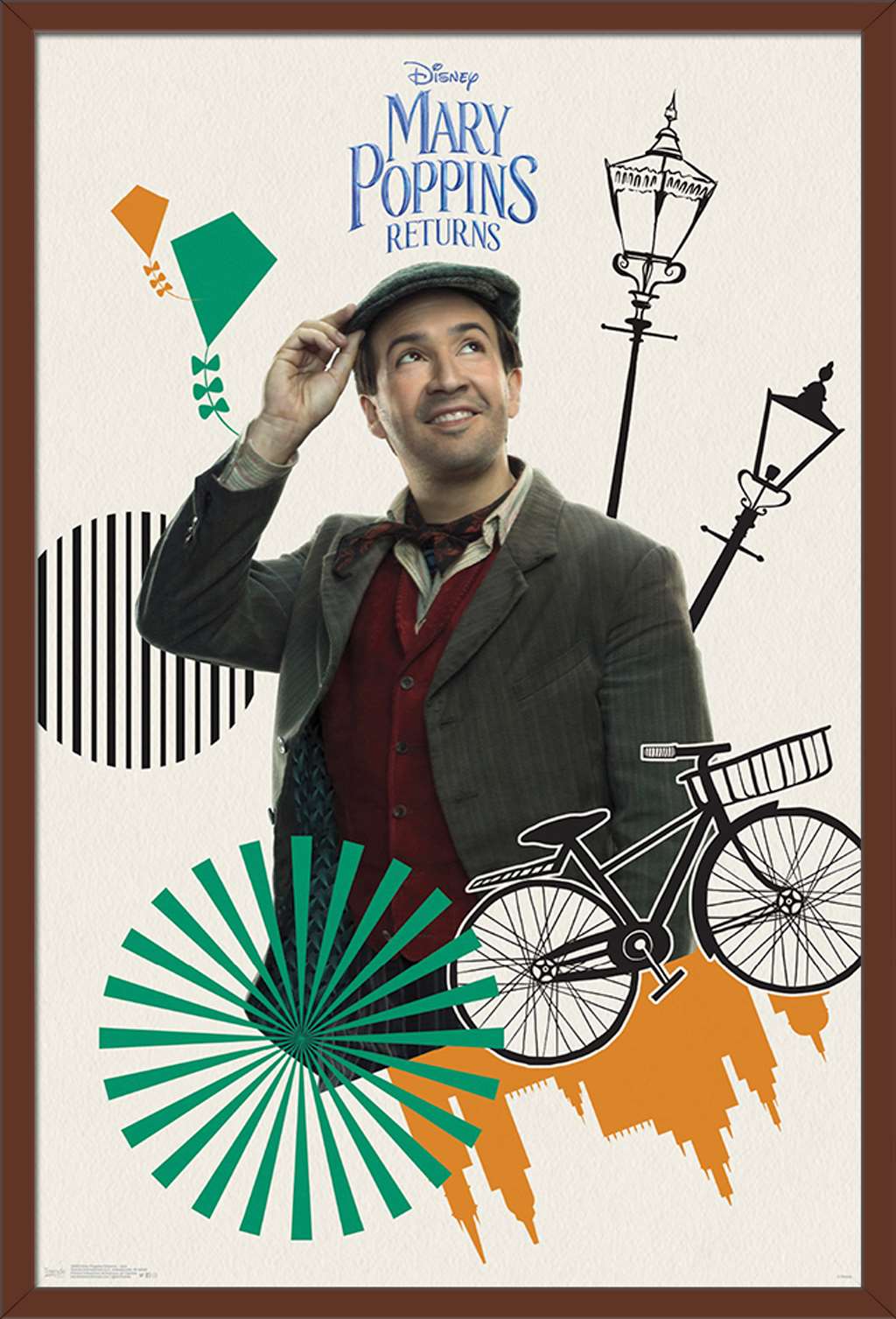 Disney Mary Poppins Returns - Jack Wall Poster, 22.375" x 34", Framed