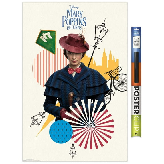 Disney Mary Poppins Returns - Mary Wall Poster, 22.375" x 34"