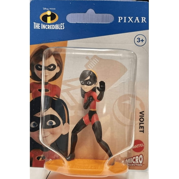 Disney Mattel Micro Collection Mini Action Figure, The Incredibles Violet, 2022