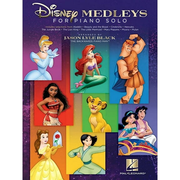 Disney Medleys for Piano Solo, (Paperback)