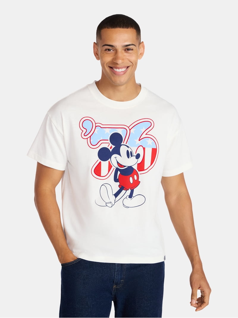 Disney Men's Mickey Mouse Spirit of 76 America 250 Graphic Tee