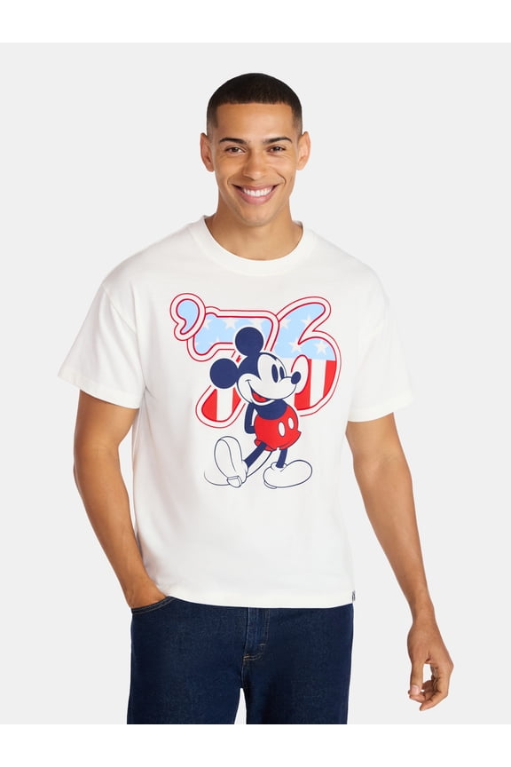 Men's Mickey Mouse Spirit of 76 America 250 Graphic Tee, Sizes XS-5XL