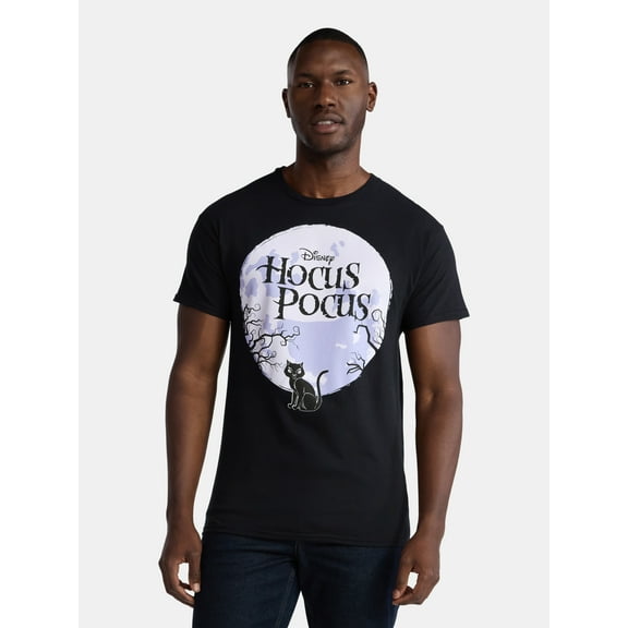 Disney, Men's & Big Men's Halloween Graphic Tee, Hocus Pocus, Sizes XS-3XL