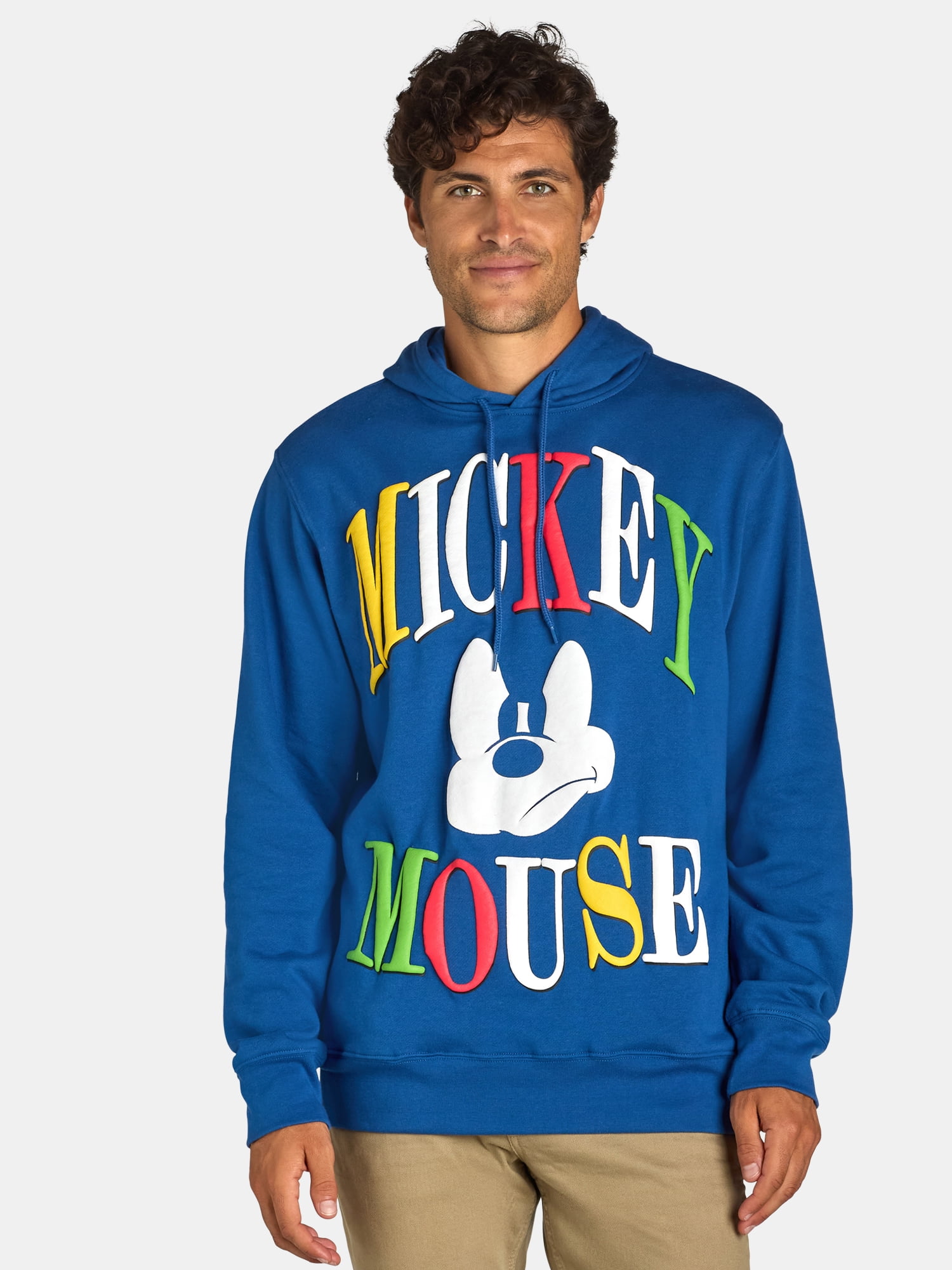 Disney Men's & Big Men's Mickey Mouse Puff Stare Style Disney Men's & Big Men's Mickey Mouse Puff Stare Style