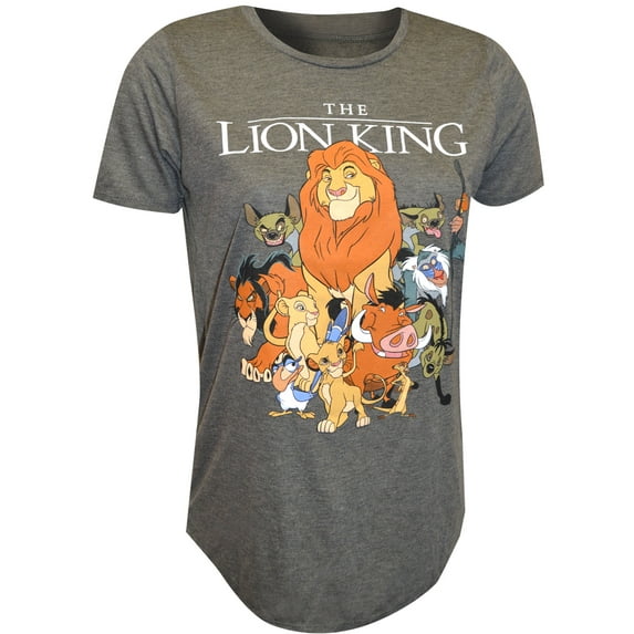 Mad Engine Womens Disney Lion King The Whole Pack Junior Cut Tee Shirt (X-Small)